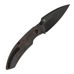 Kansept Falk | 80'ler Kamuflaj Karbon Fiber Sap |  Elmax Çelik Çakı | K1142A2