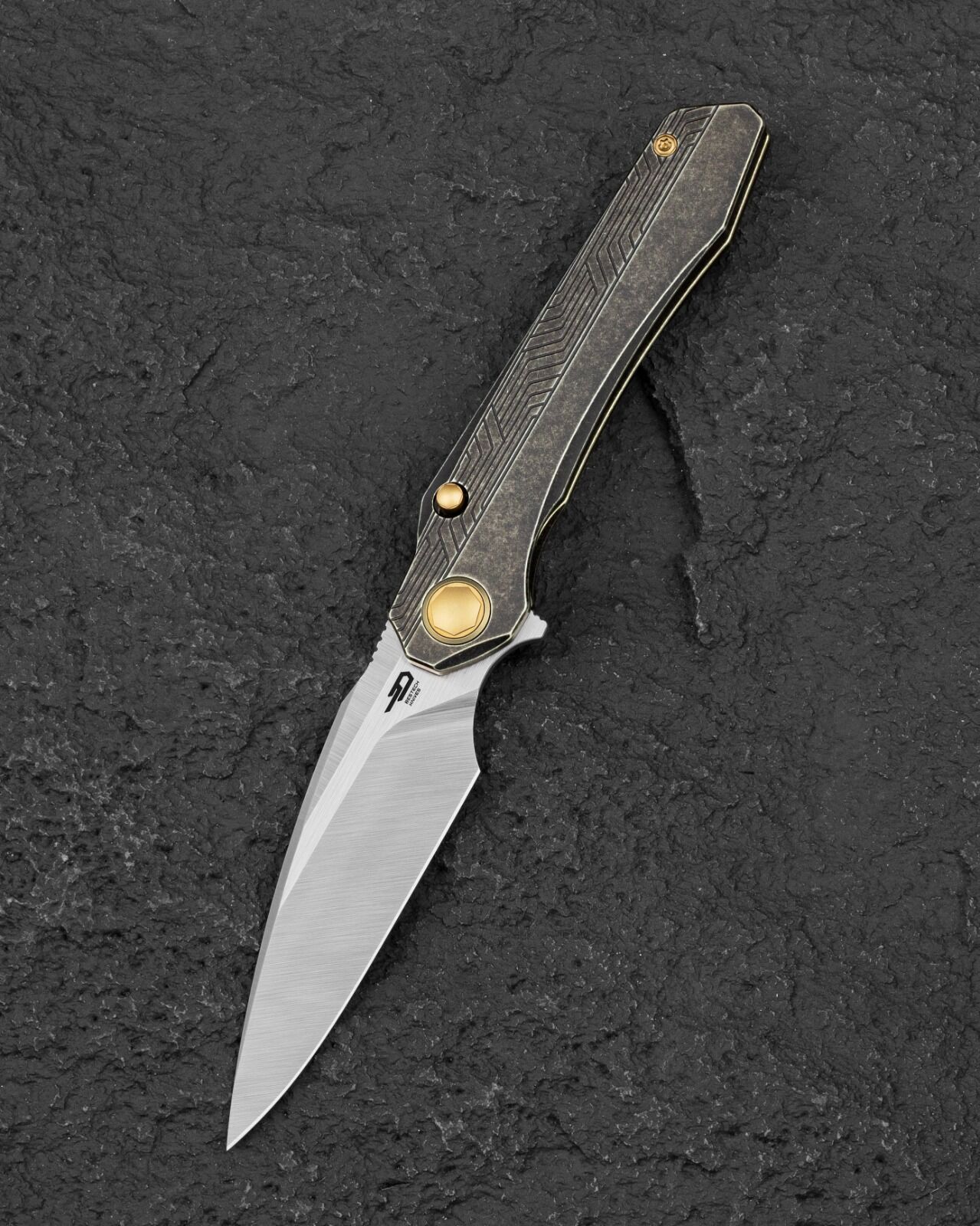 BESTECH WET NELLIE BT2505C Titanyum Sap MagnaCut Çelik Çakı