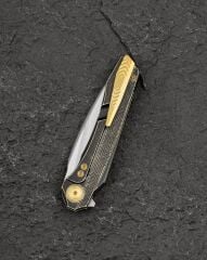 BESTECH WET NELLIE BT2505C Titanyum Sap MagnaCut Çelik Çakı