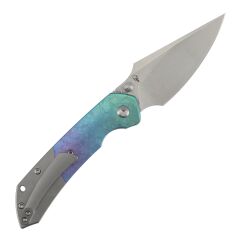 KANSEPT Fenrir | Kristalize Titanyum ve Taşlanmış Titanyum Sap | CPM 20CV Çelik Çakı | K1034H2