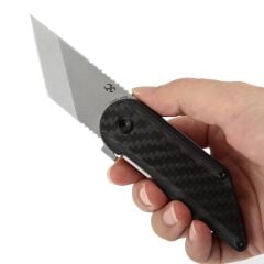 KANSEPT Dash | Fitilli Karbon Fiber + G10 Sap | 154CM Çelik Çakı | T2045A1