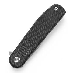 Tenable Einar | Katlanır Bıçak | Siyah Micarta Sap | Taşlanmış Nitro-V Çelik Çakı | T2072A3