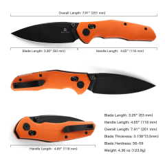 BESTECHMAN Ronan | G10 Sap | 14C28N Çelik Çakı | BMK02H