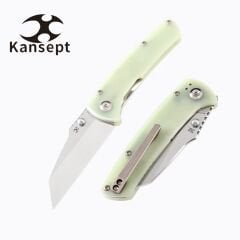 KANSEPT Main Street | Başparmak Sapı Jade G10 Sap | 154CM  Çelik Çakı | T1015B1