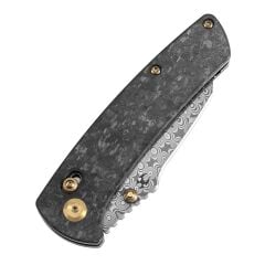 KANSEPT Main Street | Karbon Fiber Sap | Damascus Çelik Çakı | K1015V1