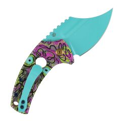 Kansept Wasp | Ölümsüz Baskılı Yeşim G10 Sap | 154CM Çelik Çakı | T2144F5