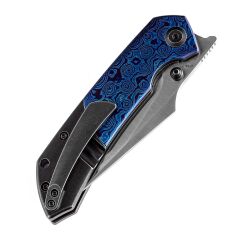 KANSEPT Fenrir | Titanyum + Timascus Sap | CPM-S35VN Çelik Çakı | K1034A7