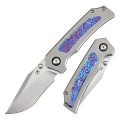 KANSEPT Fermi |Titanyum + Timascus Sap | CPM 20CV Çelik Çakı | K1122A4