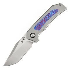 KANSEPT Fermi |Titanyum + Timascus Sap | CPM 20CV Çelik Çakı | K1122A4