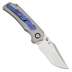 KANSEPT Fermi | Titanyum + Timascus Sap | CPM 20CV Çelik Çakı | K1122A4