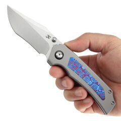 KANSEPT Fermi | Titanyum + Timascus Sap | CPM 20CV Çelik Çakı | K1122A4