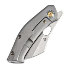 KANSEPT Osprey | Başparmak Delikli Bıçak | Düz Titanyum Sap | CPM-S35VN Çelik Çakı | K2087A1