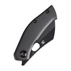 KANSEPT Osprey | Başparmak Deliği Bıçağı | Siyah Titanyum Sap | CPM-S35VN Çelik Çakı | K2087A3