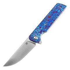 KANSEPT Anomaly | Flipper Bıçak | Timascus Sapı Timascus Klipsli | CPM-S35VN Çelik Çakı | K2038A7