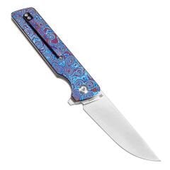 KANSEPT Anomaly | Flipper Bıçak | Timascus Sapı Timascus Klipsli | CPM-S35VN Çelik Çakı | K2038A7
