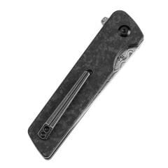 KANSEPT Anomaly | Flipper Bıçak | Shred Karbon Fiber Sap | Damascus Çelik Çakı | K2038A6