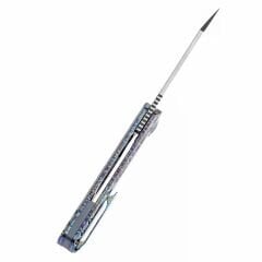 KANSEPT Buldozer | Ön Filpper Titanyum Lightning Strike Finish Saplı | CPM-20CV Çelik Çakı | K1028A5