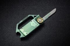 Rike Rk Hasp-G | Yeşil Titanyum Sap | Çok Fonksiyonlu Mini Çakı | RK-14651-4