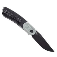 KANSEPT Reverie | Gri ve Siyah G10 Sap | Siyah Taş Yıkama 154CM Çelik Çakı | T2025B1