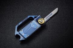 Rike Rk Hasp-B | Mavi Titanyum Sap | Çok Fonksiyonlu Mini Çakı | RK-14651-3