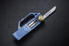 Rike Rk Hasp-B | Mavi Titanyum Sap | Çok Fonksiyonlu Mini Çakı | RK-14651-3