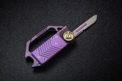 Rike Rk Hasp-Pu | Mor Titanyum Sap | Çok Fonksiyonlu Mini Çakı | RK-14651-2