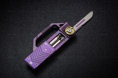Rike Rk Hasp-Pu | Mor Titanyum Sap | Çok Fonksiyonlu Mini Çakı | RK-14651-2