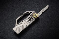 Rike Rk Hasp-P | Düz Titanyum Sap | Çok Fonksiyonlu Mini Çakı | RK-14651-1