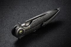 Rike RK Viper 4-A-DG | Koyu Gri Titanyum İntegral Sap | Bohler M398 Çelik Çakı | RK-14213-3
