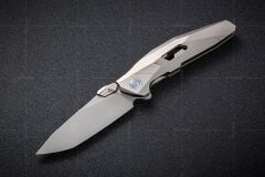 Rike RK Shadow-T-P | Düz Titanyum Sap | M390 Çelik Çakı | RK-13509-1