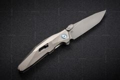 Rike RK Shadow-T-P | Düz Titanyum Sap | M390 Çelik Çakı | RK-13509-1