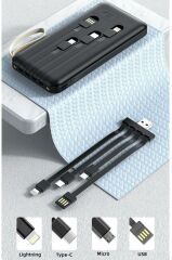 20000 Mah Hızlı Şarj Özellikli 4 Çıkışlı Powerbank