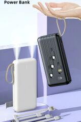 20000 Mah Hızlı Şarj Özellikli 4 Çıkışlı Powerbank