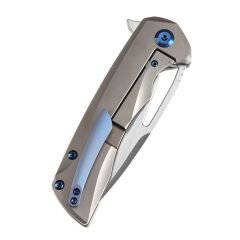 KANSEPT Kryo | Başparmak Delikli | Bronz Eloksallı ve Taşlanmış Titanyum Sap | CPM S35VN Çelik Çakı | K1001A8