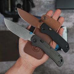 Vosteed Marten 330 - Üstten Kilitli Mekanizma ( 154CM Çelik ve Karbon Fiber Sap Çakı ) - A1611
