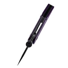 KANSEPT Dash | Mor G10 Sap | Siyah Taşlanmış 154CM Çelik Mini Çakı | T3045A4