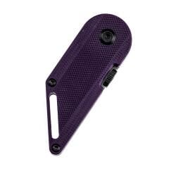 KANSEPT Dash | Mor G10 Sap | Siyah Taşlanmış 154CM Çelik Mini Çakı | T3045A4