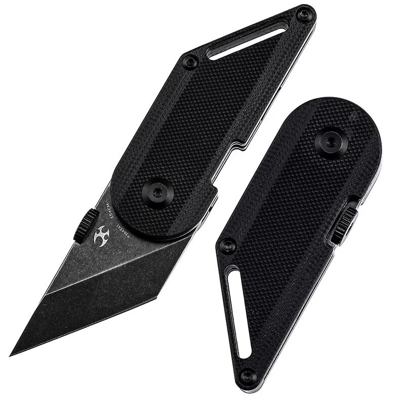 KANSEPT Dash | Siyah G10 Sap | Siyah Taşlanmış 154CM Çelik Mini Çakı | T3045A1