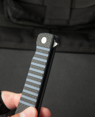 BESTECH TITAN BL05A Karbon Fiber ve G10 Saplı Ara Katman Damascus Çakı