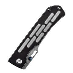 Kansept Reedus | Eloksallı + Kum Püskürtmeli Titanyum Sap | Damascus Çelik Çakı | K1041A6