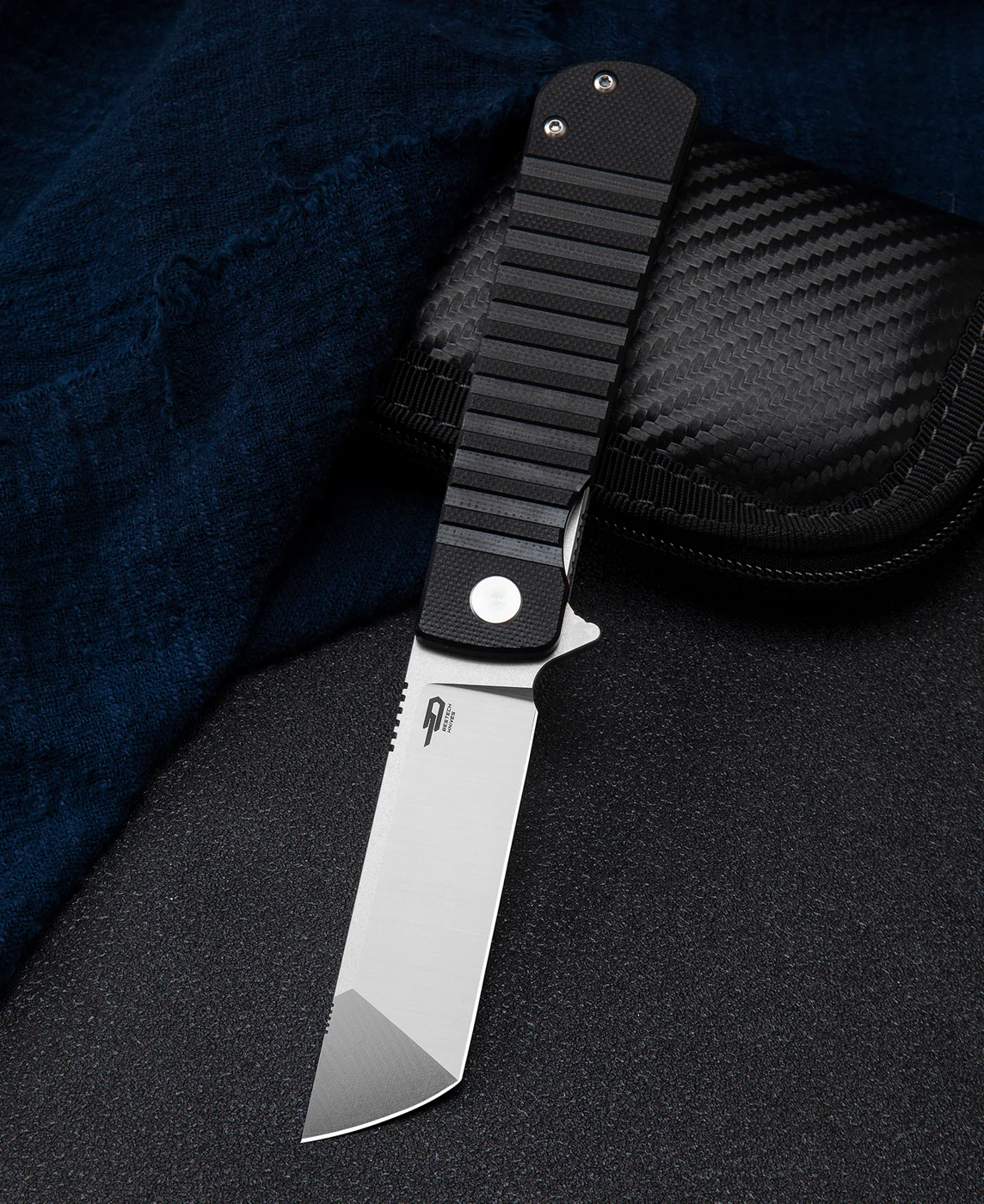 BESTECH TITAN BG49A-1 Siyah G10 Sap D2 Çakı