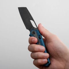 Vosteed Kroc - Top Liner Lock ( S35VN Çelik ve Alüminyum & Karbon Fiber Sap Çakı ) - A1804