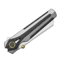 Kizer Staff | Titanyum ve Karbon Fiber Sap | S45VN Çelik Çakı | Ki3795A2