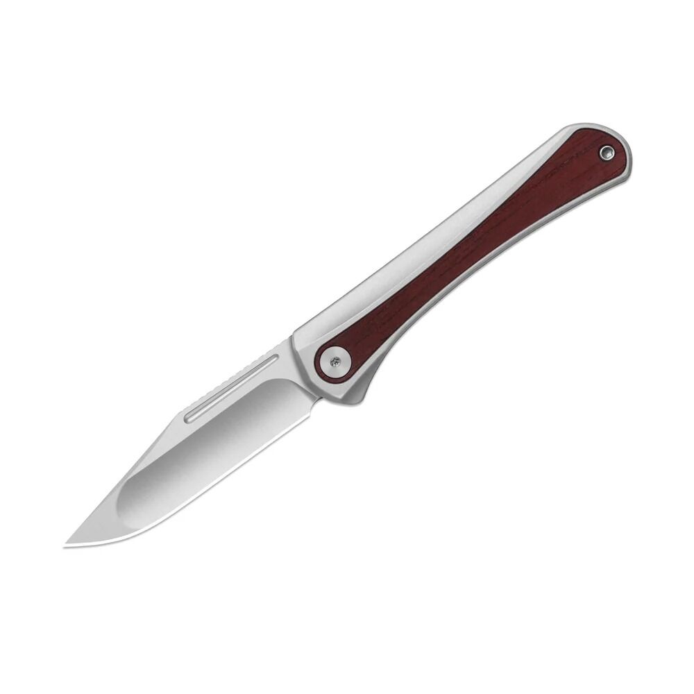 Kizer Melody | Alüminyum ve Panama Gül Ağacı Sap | S35VN Çelik Çakı | Ki3732A2