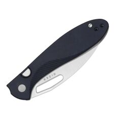 Kizer Masu | GID Green G10 + Richlite (Blue Canyon) Sap | 14C28N Çelik Çakı | V3697A1