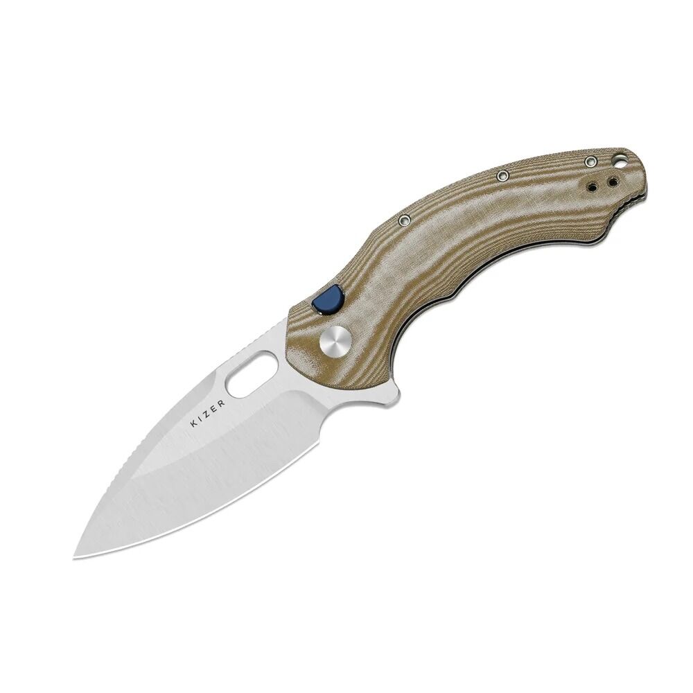 Kizer Roach XL | Norplex UltreX™ Micarta Sap | 14C28N Çelik Çakı | V4477BDA1