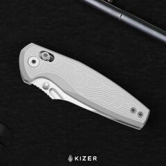 Kizer Khamsin | Kum Fırtınası Alüminyum Sap | Nitro-V Çelik Çakı | V3791A3