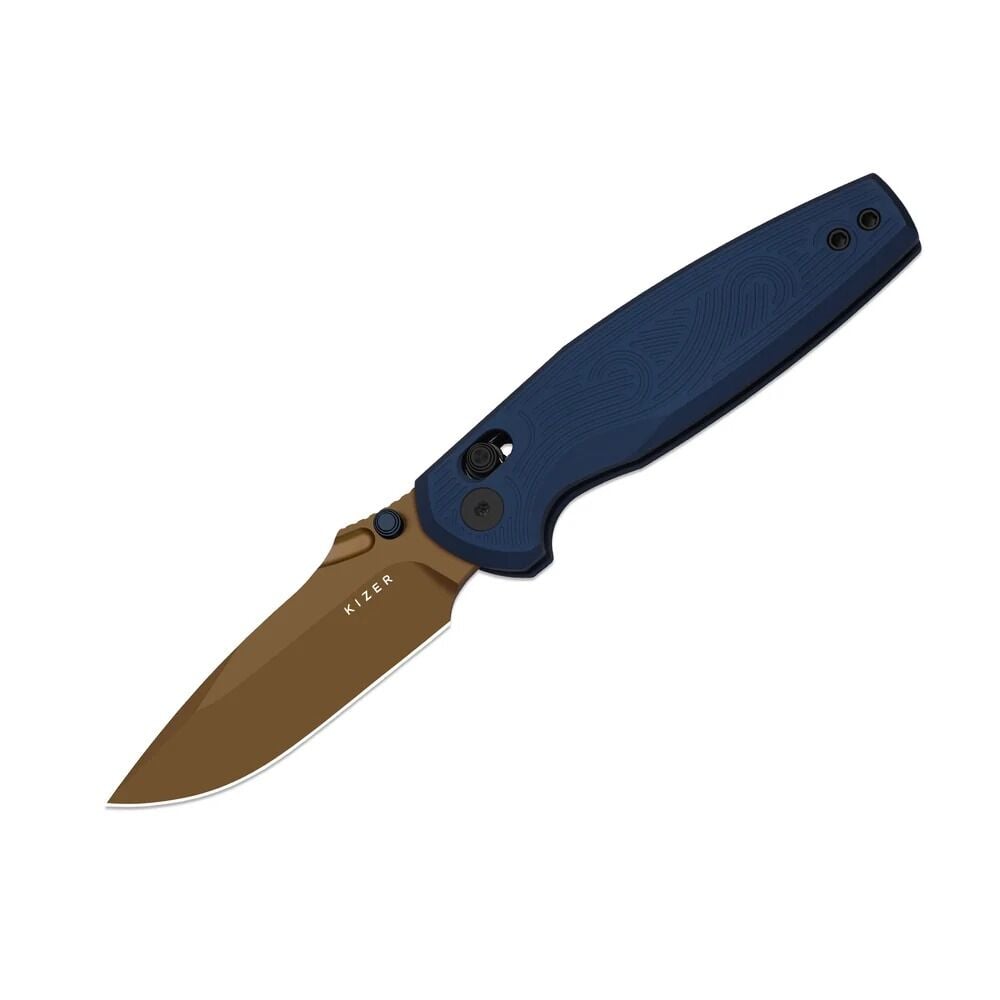 Kizer Khamsin | Kum Fırtınası Alüminyum Sap | Nitro-V Çelik Çakı | V3791A2