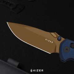 Kizer Khamsin | Kum Fırtınası Alüminyum Sap | Nitro-V Çelik Çakı | V3791A2