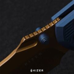 Kizer Khamsin | Kum Fırtınası Alüminyum Sap | Nitro-V Çelik Çakı | V3791A2